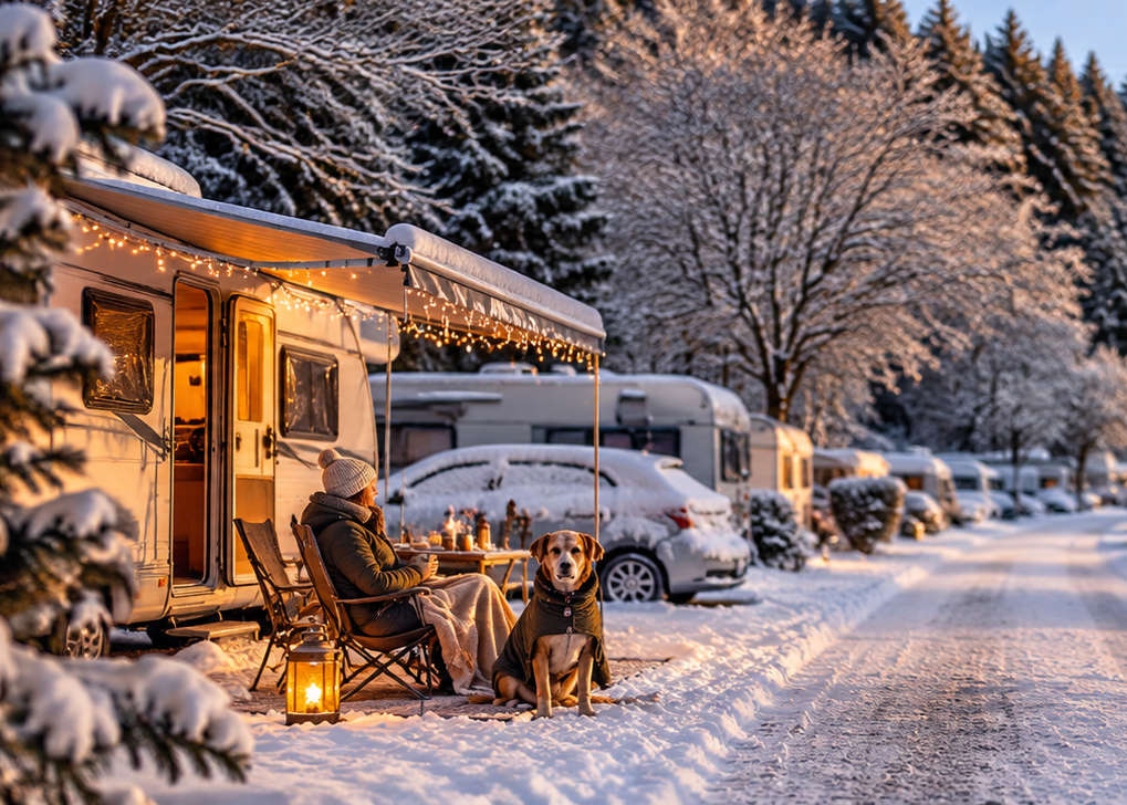 Winterzauber im verschneiten Campingpark2